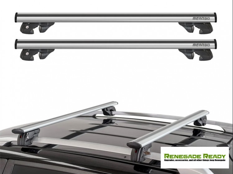 Jeep Renegade Roof Rack Cross Bars - Black - OMAC